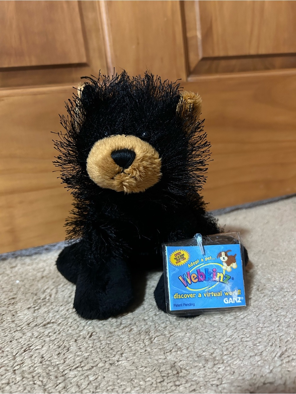 Webkinz Black Bear Stuffed Animal New with Tags